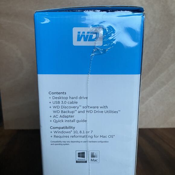 New Western Digital Easystore 4TB External USB 3.0 Desktop Hard Drive Backup - Picture 3 of 8